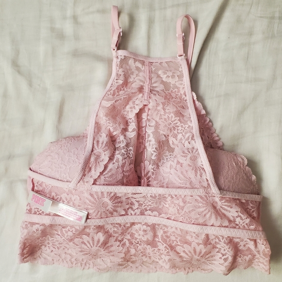 PINK Victoria's Secret Pink Lace Bralette - Picture 6 of 7